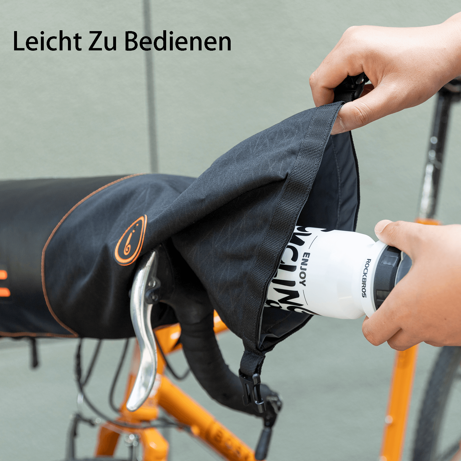 ROCKBROS Wasserdichte Fahrrad Lenkertasche 2L mit Öffnungsdesign - Fahrradtaschen ROCKBROS - EU - NooMii