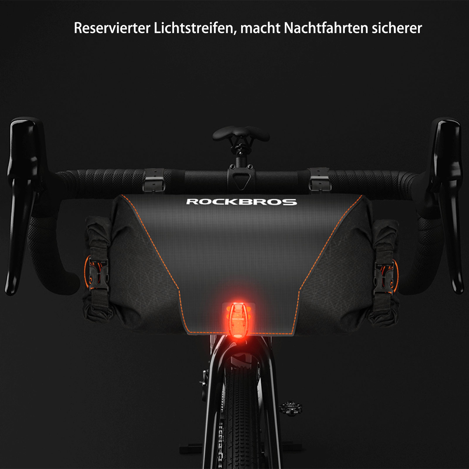 ROCKBROS Wasserdichte Fahrrad Lenkertasche 2L mit Öffnungsdesign - Fahrradtaschen ROCKBROS - EU - NooMii