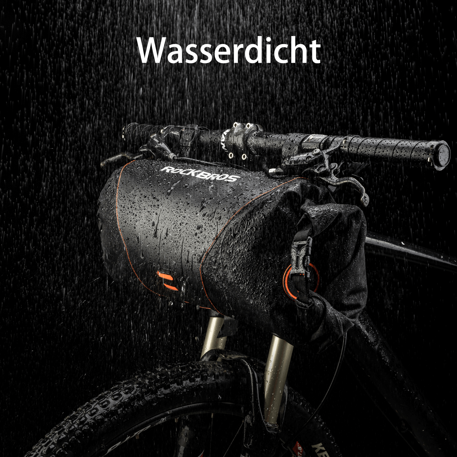 ROCKBROS Wasserdichte Fahrrad Lenkertasche 2L mit Öffnungsdesign - Fahrradtaschen ROCKBROS - EU - NooMii