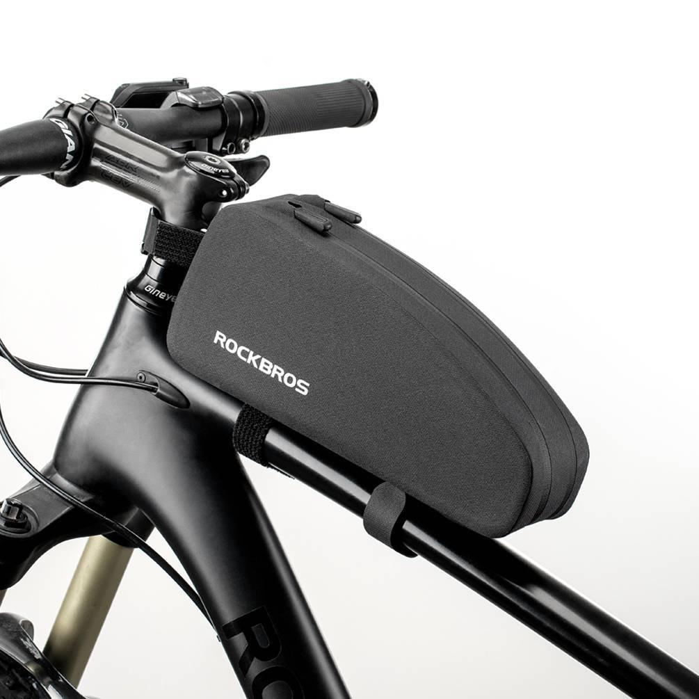ROCKBROS wasserdichte Oberrohrtasche für Fahrrad 1L / 1.6 L Schwarz - Fahrradtaschen ROCKBROS - EU - NooMii
