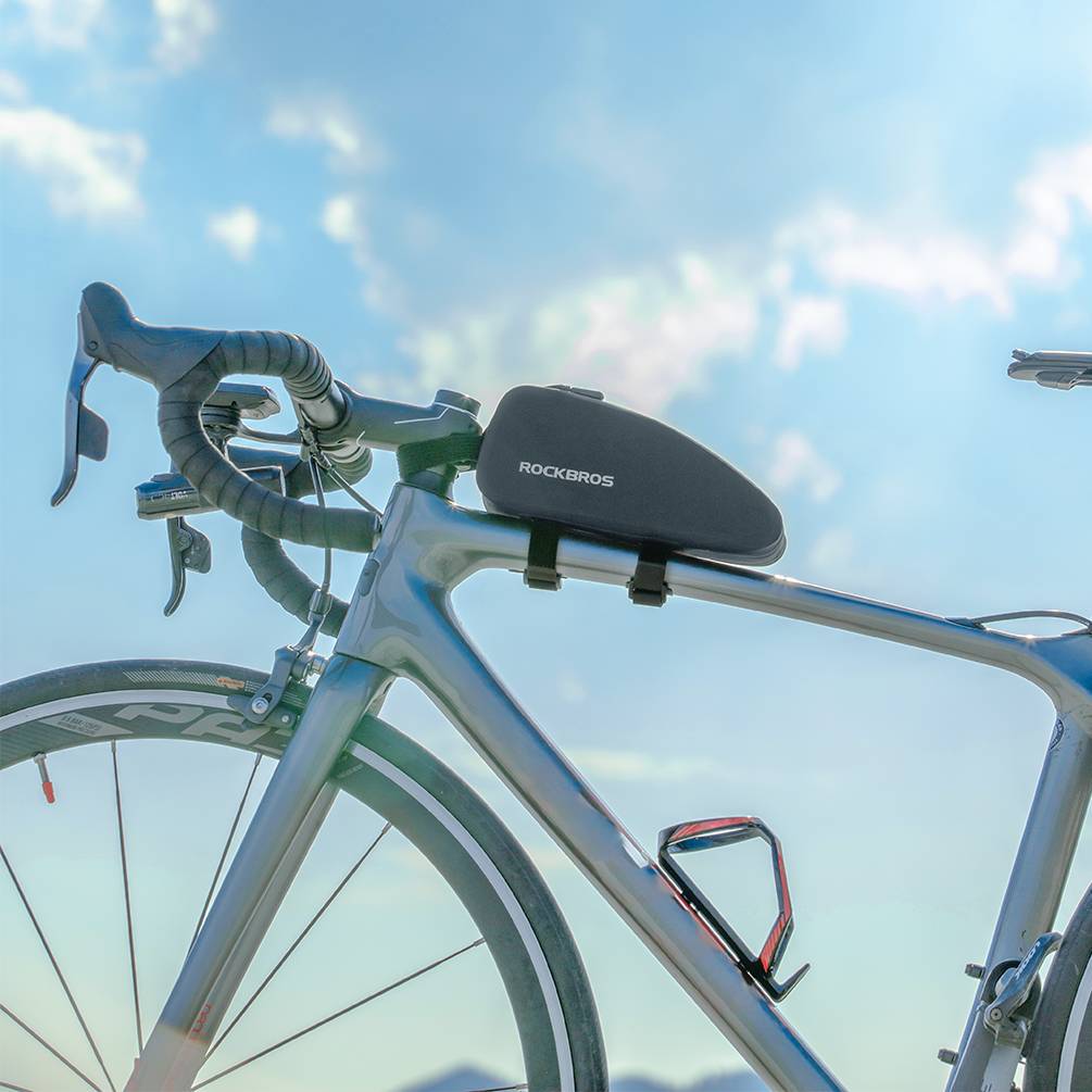 ROCKBROS wasserdichte Oberrohrtasche für Fahrrad 1L / 1.6 L Schwarz - Fahrradtaschen ROCKBROS - EU - NooMii