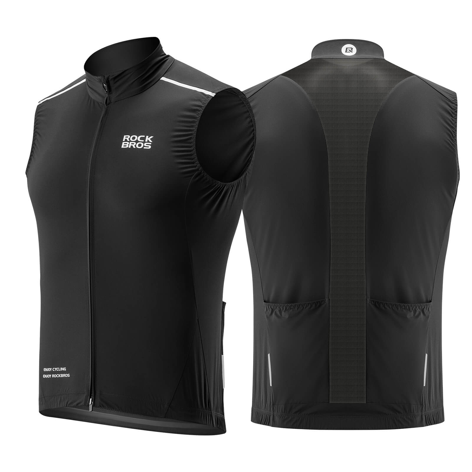 ROCKBROS Windweste Radsport Warnweste Ärmellose - Fahrradjacke ROCKBROS - EU - NooMii