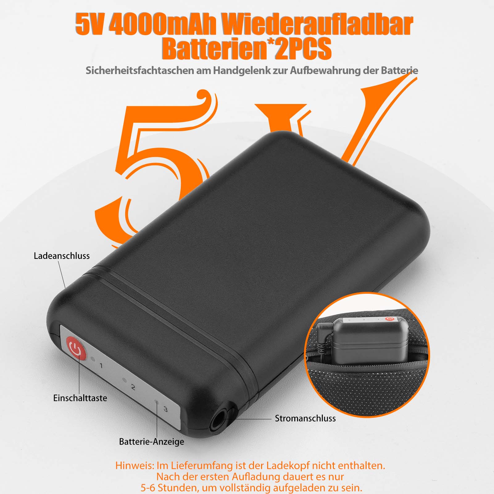 ROCKBROS Winter Beheizte Fahrradhandschuhe Wiederaufladbare Handschuhe M - XL - Fahrradhandschuhe ROCKBROS - EU - NooMii