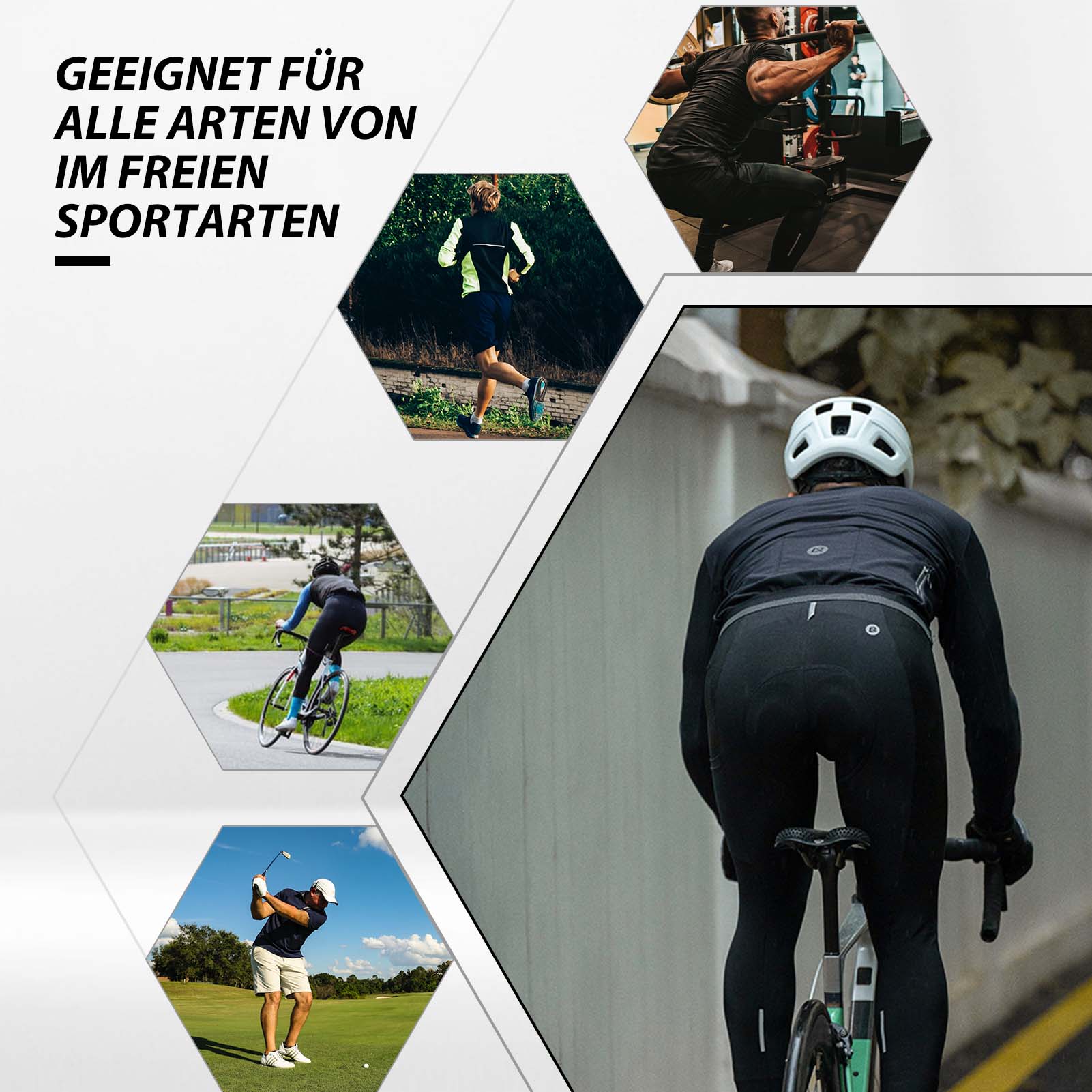 ROCKBROS Winter Fahrrad Lange Hose Elastische Radhose Herren/Damen M - 4XL - Fahrradhose ROCKBROS - EU - NooMii