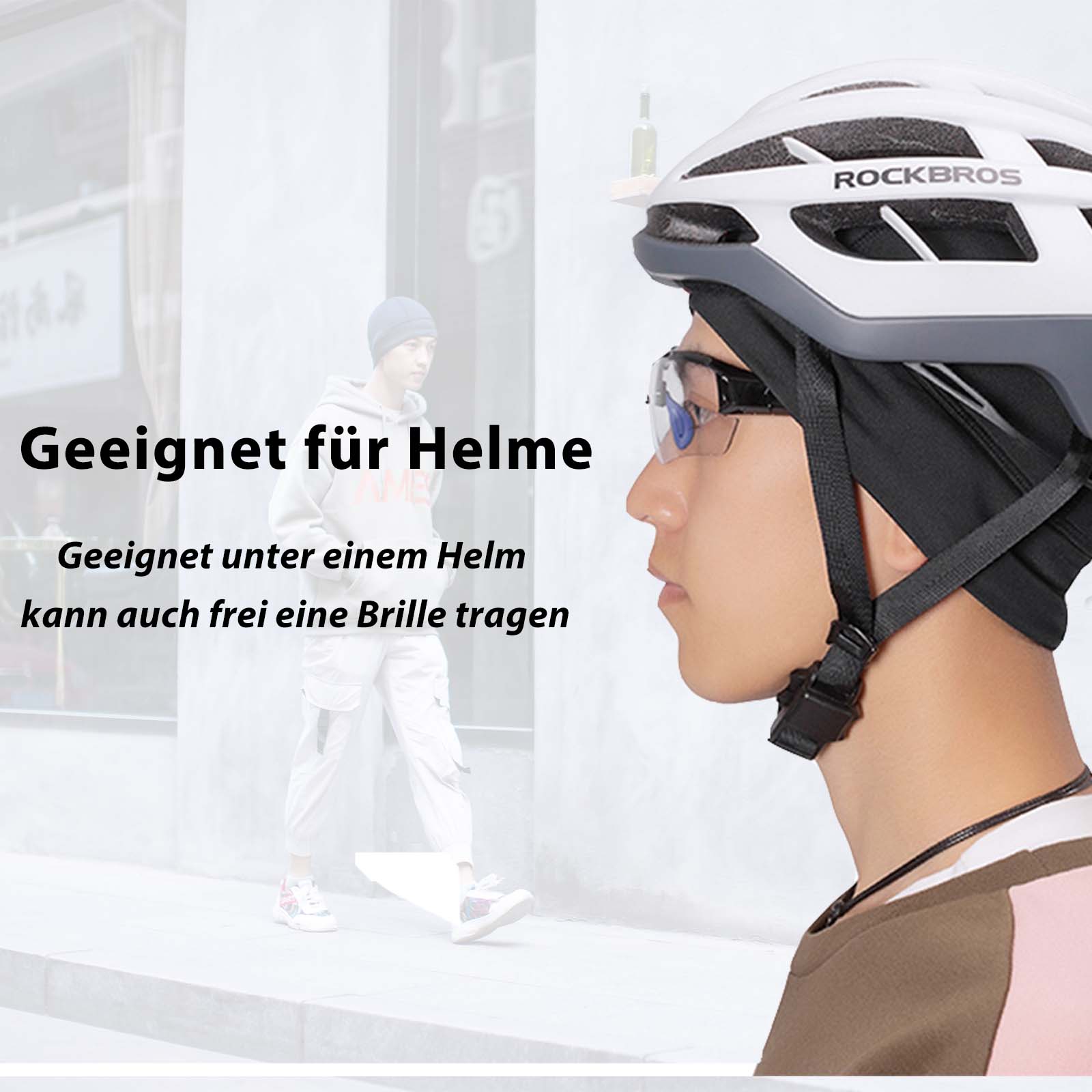 ROCKBROS Winter Fahrrad Mütze Helm Unterziehmütz Unisex - Fahrrad Mütze ROCKBROS - EU - NooMii
