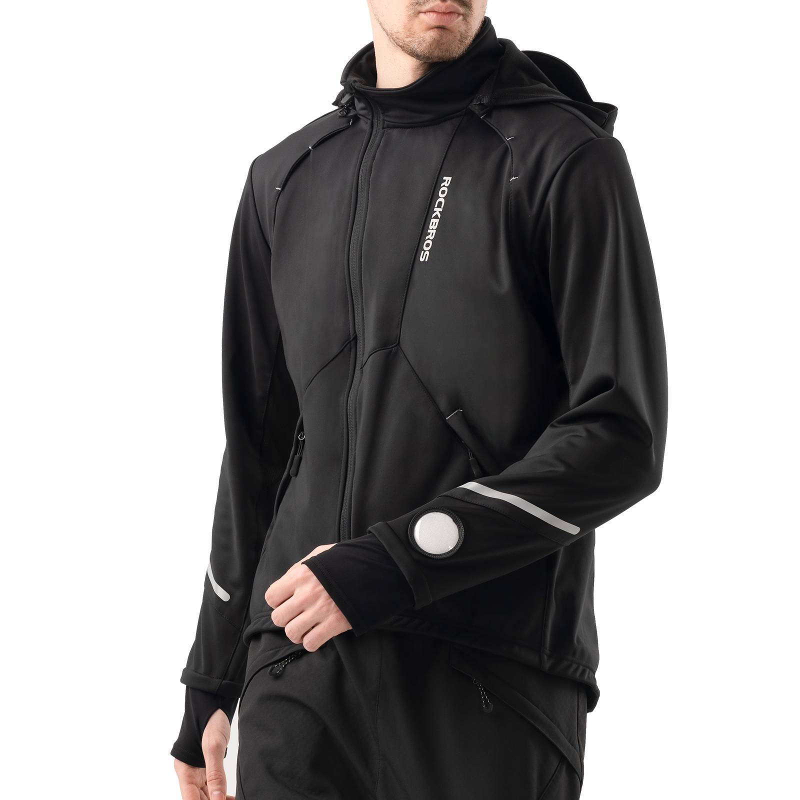 ROCKBROS Winter Fahrradjacke Winddicht – Mit TPU - Touchscreen - Bedienung - Fahrradjacke ROCKBROS - EU - NooMii