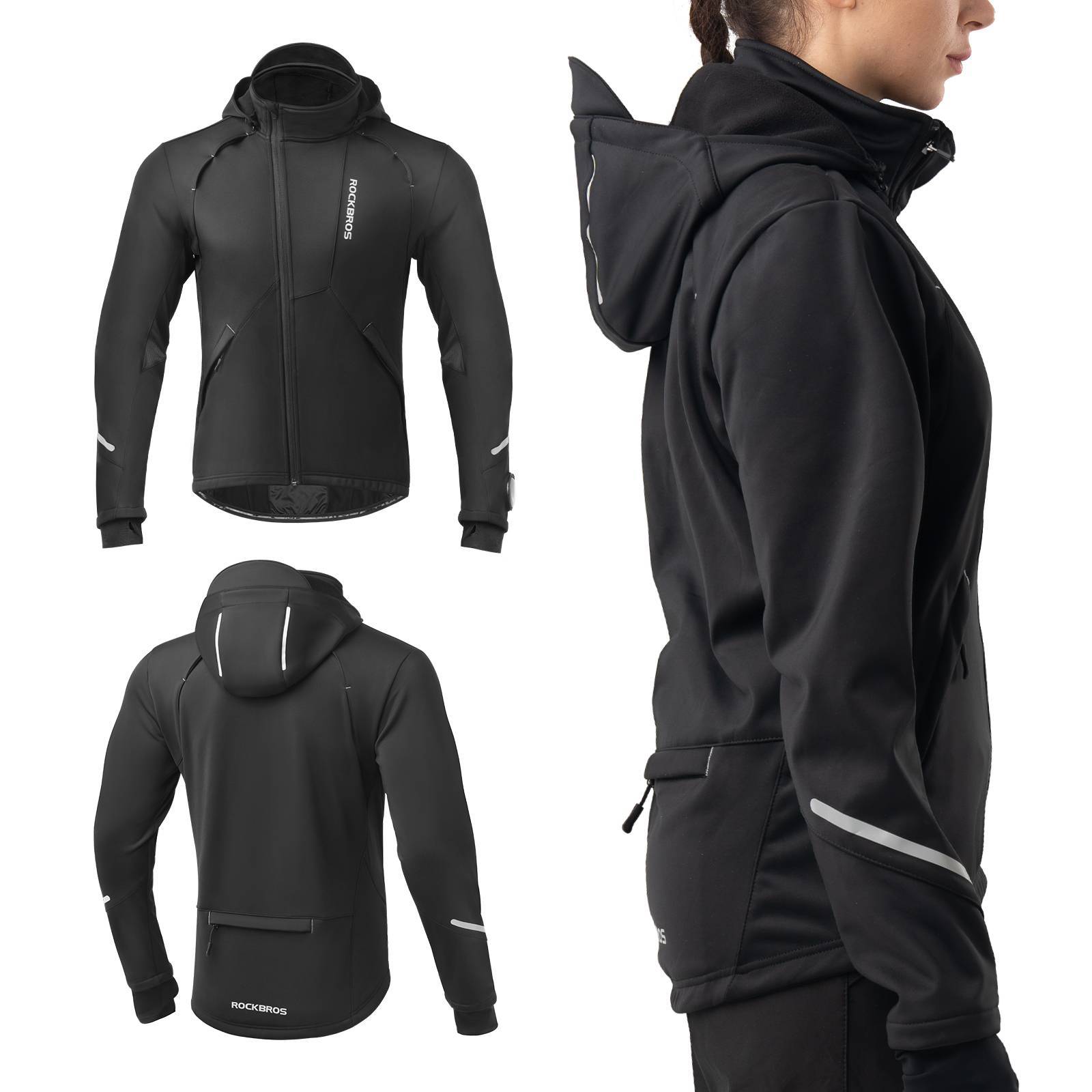 ROCKBROS Winter Fahrradjacke Winddicht – Mit TPU - Touchscreen - Bedienung - Fahrradjacke ROCKBROS - EU - NooMii