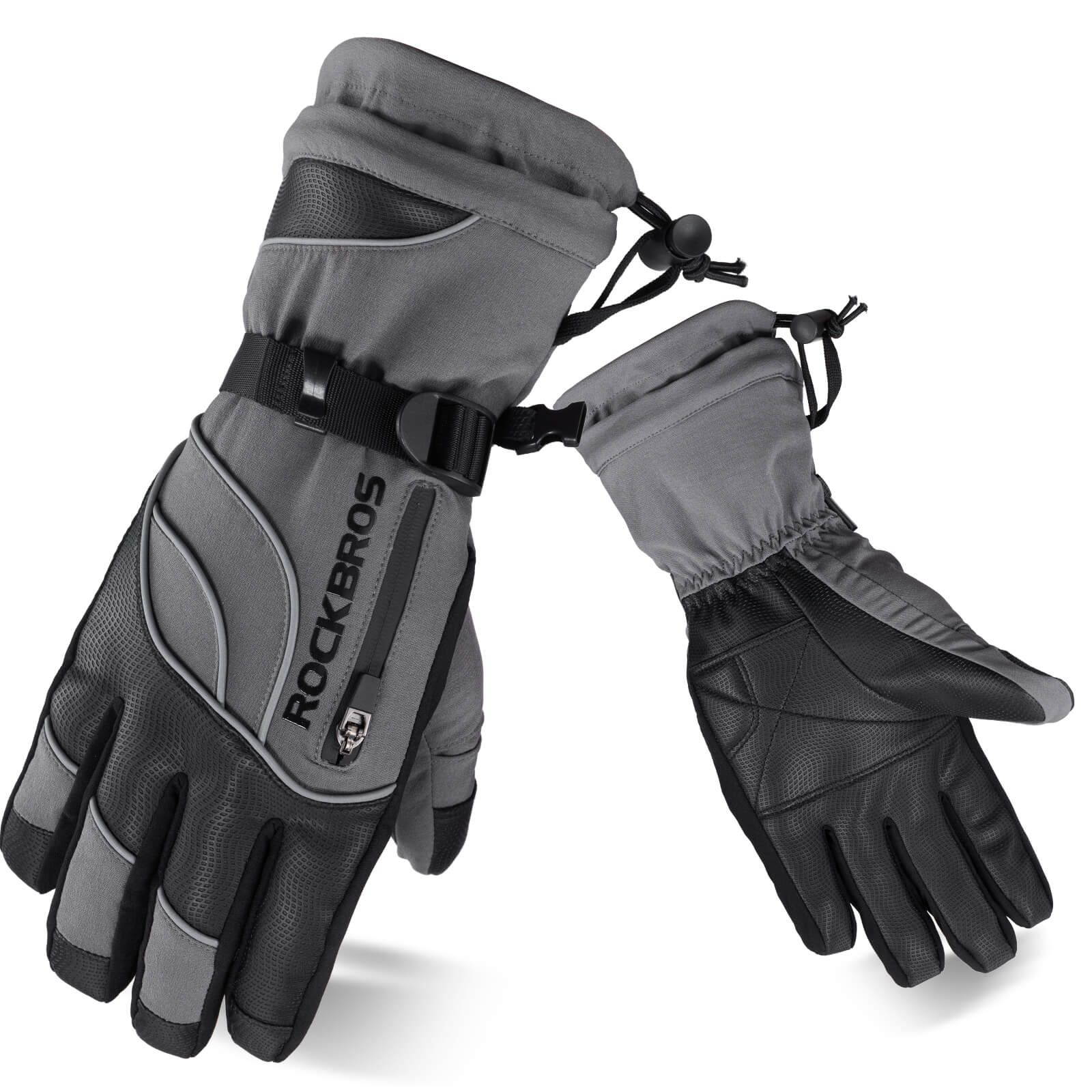 ROCKBROS Winter Handschuhe Warm Skihandschuhe Winddicht - 20℃ M - XL - Fahrradhandschuhe ROCKBROS - EU - NooMii