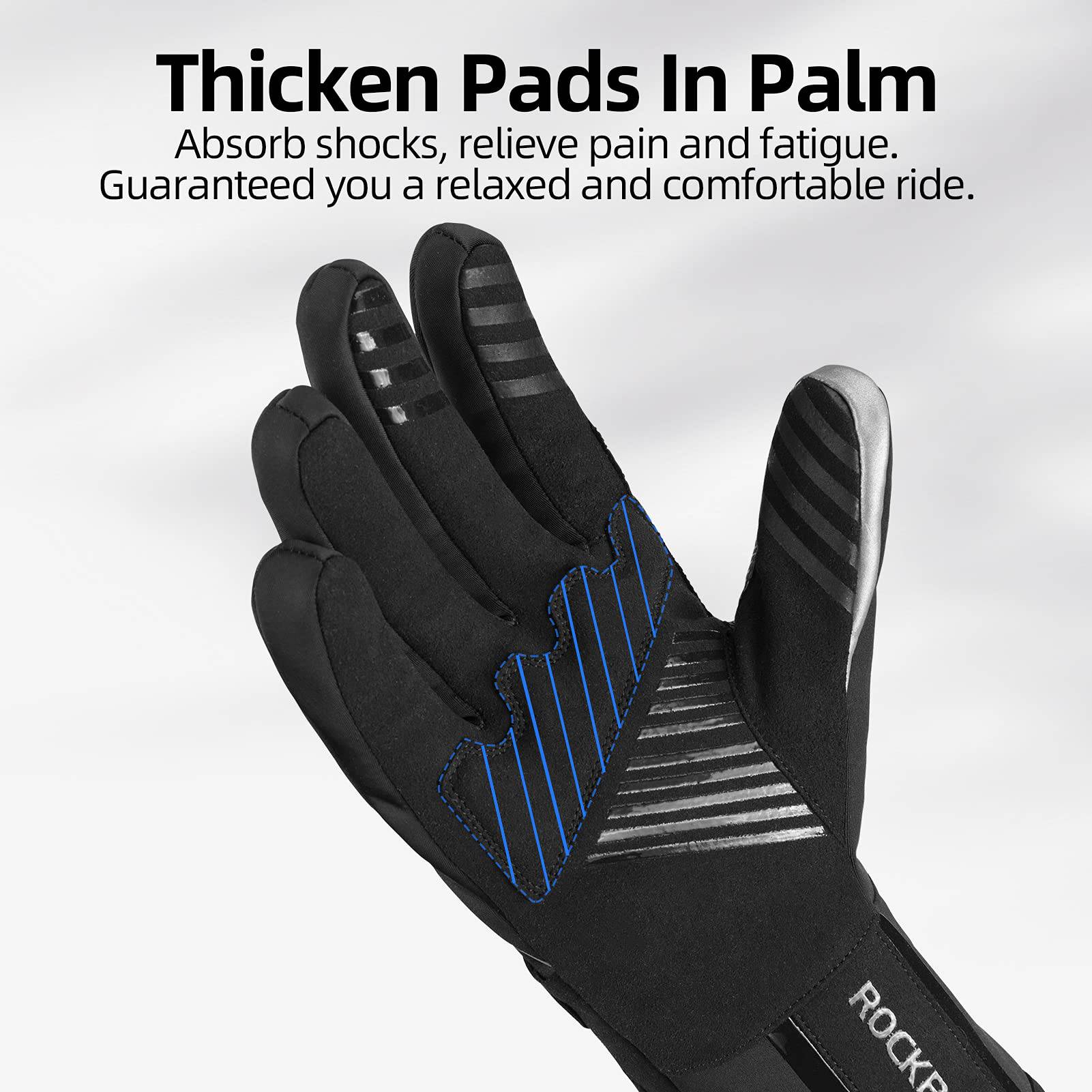 ROCKBROS Winter Skihandschuhe Touchscreen - Design Winddicht Unisex - Fahrradhandschuhe ROCKBROS - EU - NooMii