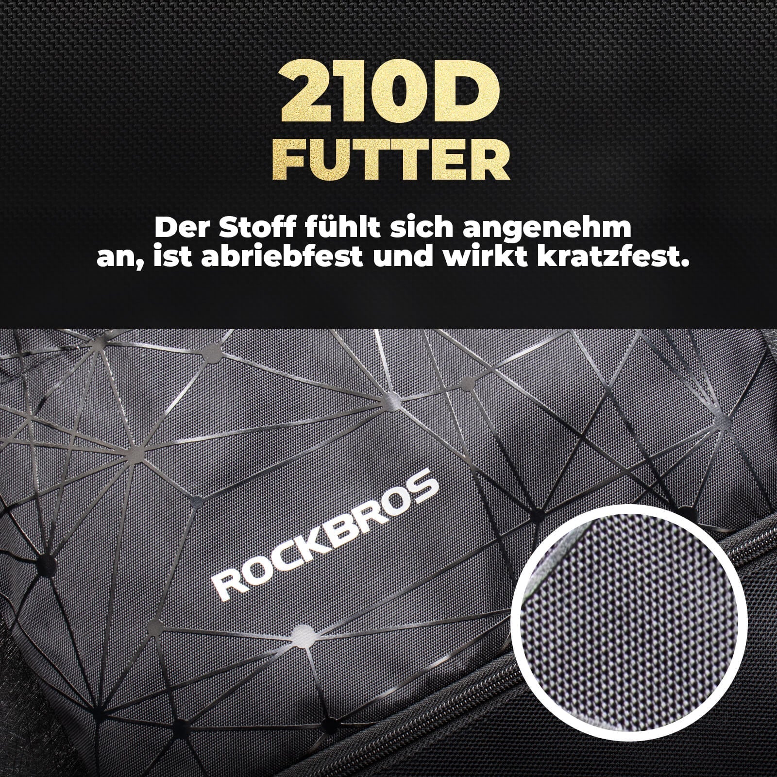 Rucksack mit Kordelzug Turnbeutel Kordelzugbeutel Sportbeutel 9L - Rucksack ROCKBROS - EU - NooMii