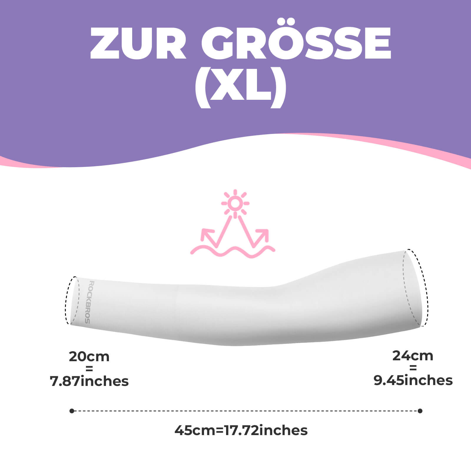 Sonnen Armlinge Arm Sleeve Kühles Gefühl Schnelltrocknend - Armlinge & Beinlinge ROCKBROS - EU - NooMii