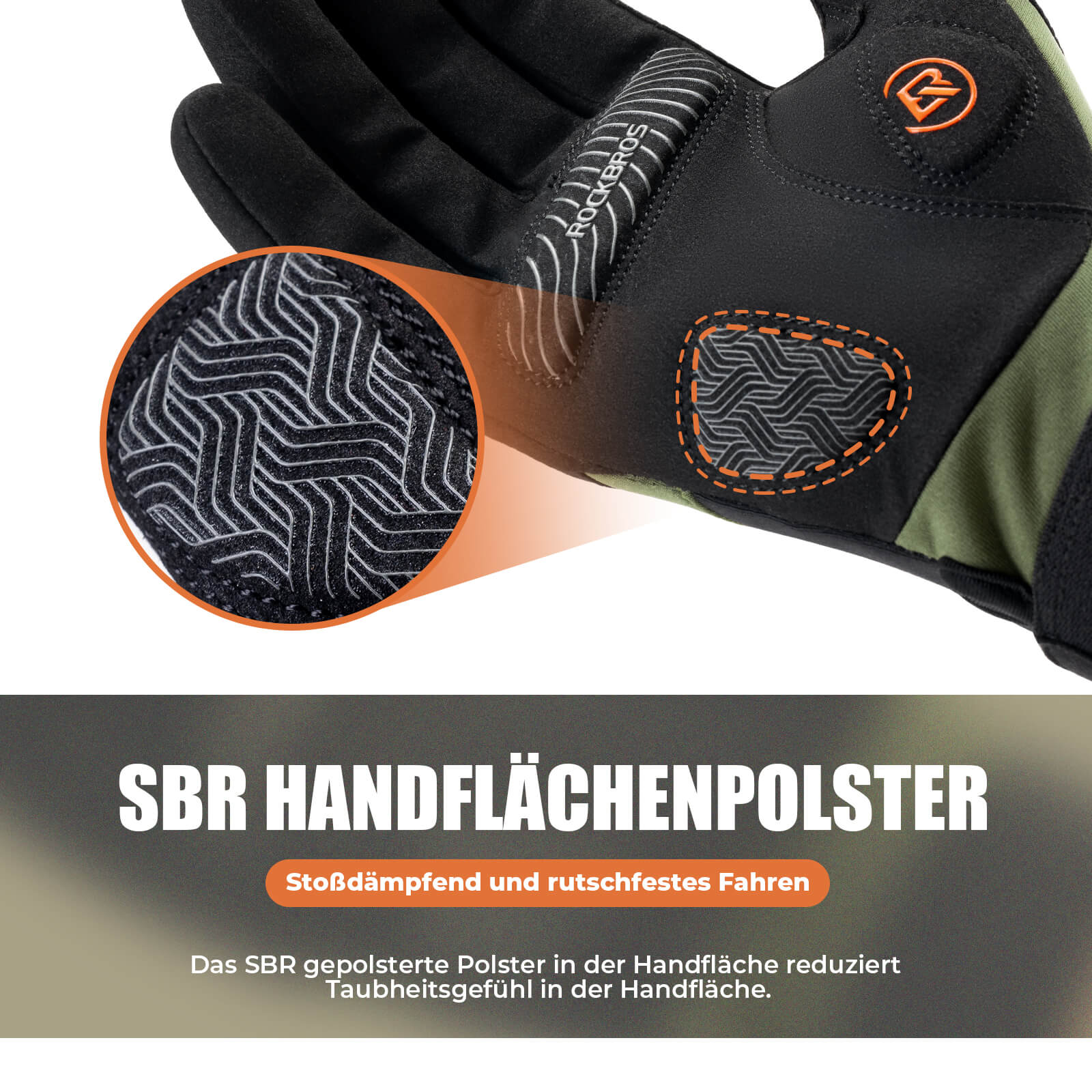 Winter Fahrradhandschuhe Touchscreen - fähig - Fahrradhandschuhe ROCKBROS - EU - NooMii