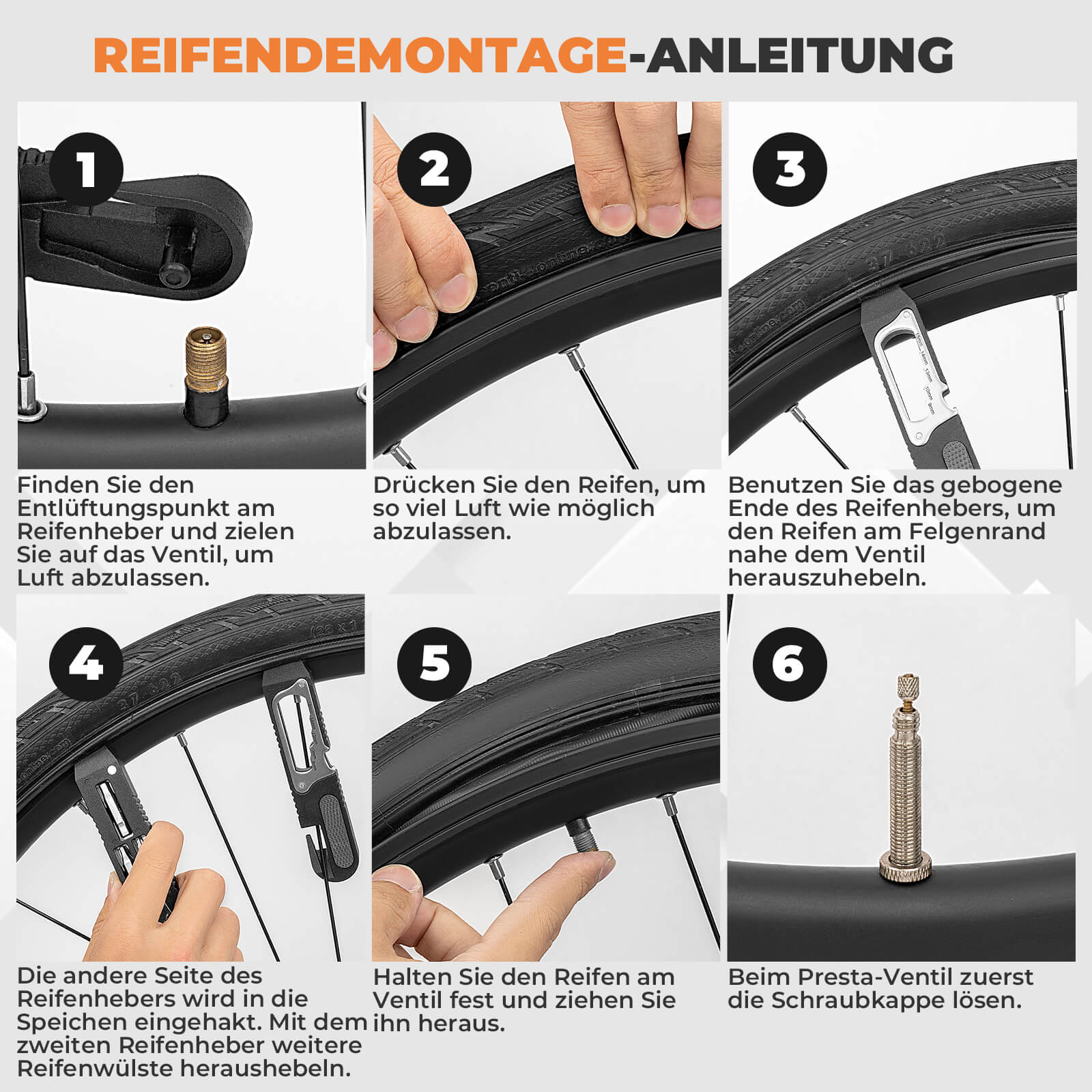 16 in 1 Fahrradwerkzeug Mini Tool Set Reifenheber mit Ratschenschlüssel - Werkzeuge ROCKBROS - EU - NooMii