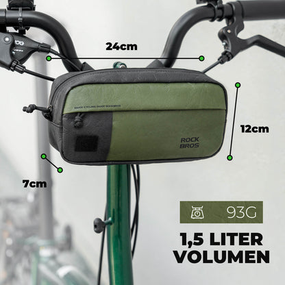 2 - in - 1 Lenkertasche Wasserabweisend mit Schultergurt 1,5L - Fahrradtaschen ROCKBROS - EU - NooMii