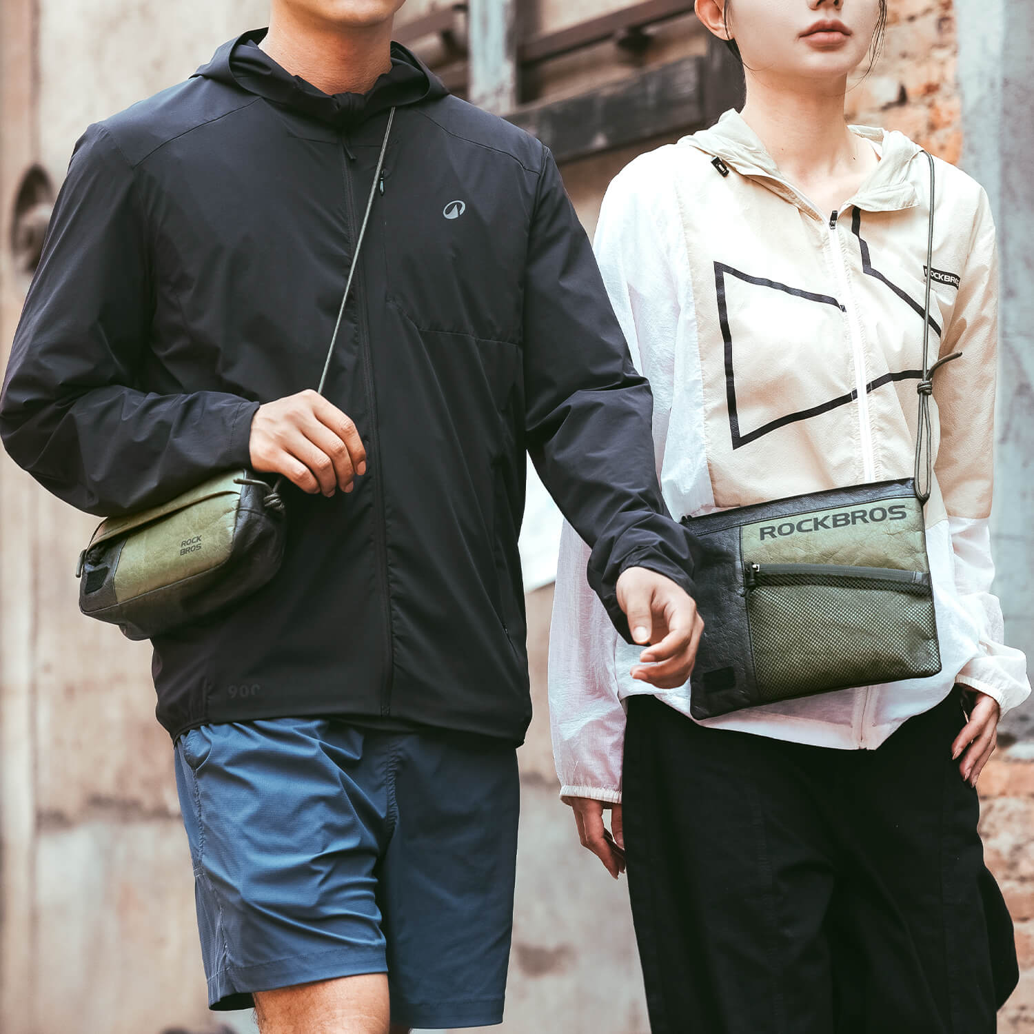 2 - in - 1 Lenkertasche Wasserabweisend mit Schultergurt 1.5L - Fahrradtaschen ROCKBROS - EU - NooMii