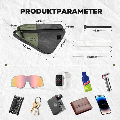 2 - in - 1 Rahmentasche Wasserabweisend mit Schultergurt 0.7L - Fahrradtaschen ROCKBROS - EU - NooMii
