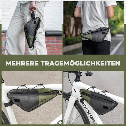 2 - in - 1 Rahmentasche Wasserabweisend mit Schultergurt 0.7L - Fahrradtaschen ROCKBROS - EU - NooMii