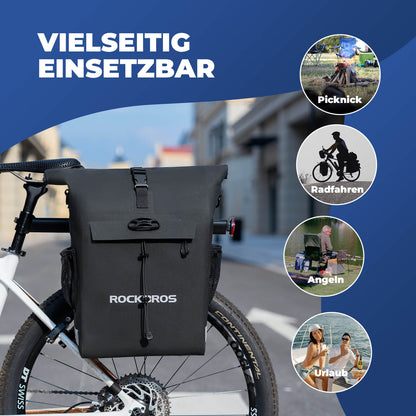 3 in 1 Wasserdicht Gepäckträgertasche Rucksack Umhängetasche 18L - Fahrradtaschen ROCKBROS - EU - NooMii