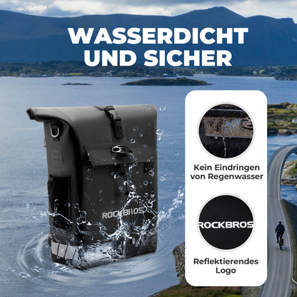 3 in 1 Wasserdicht Gepäckträgertasche Rucksack Umhängetasche 18L - Fahrradtaschen ROCKBROS - EU - NooMii