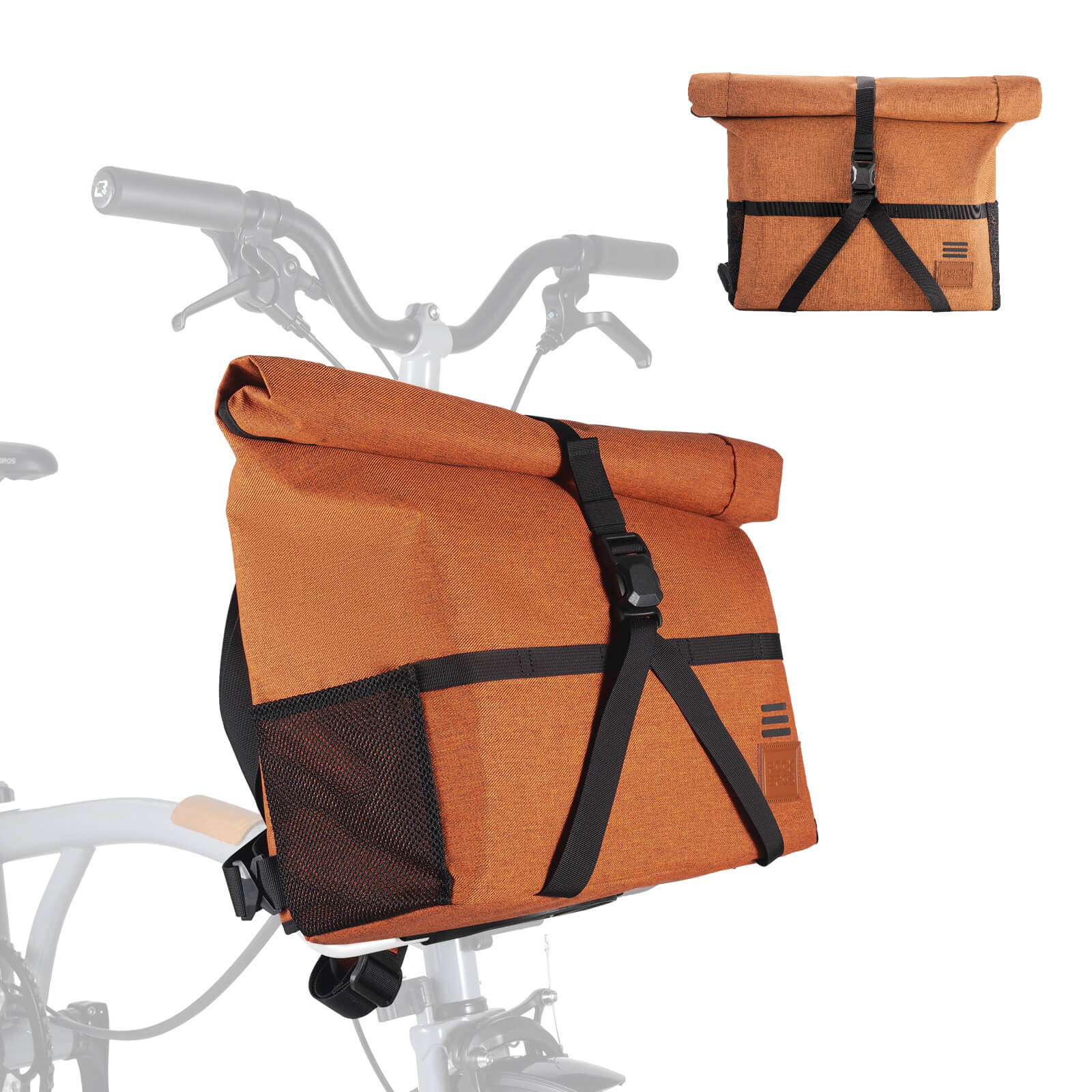 4 - in - 1 Fahrradtasche für Brompton Magnetverschluss 8 - 10L - Fahrradtaschen ROCKBROS - EU - NooMii