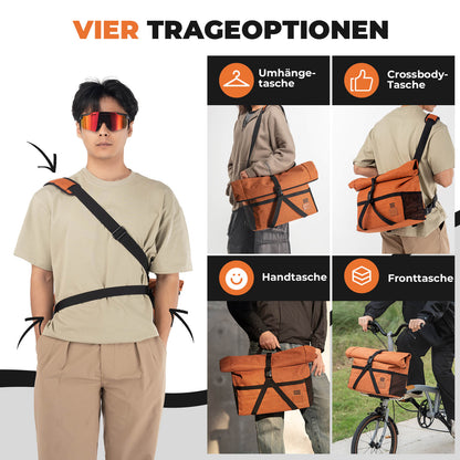4 - in - 1 Fahrradtasche für Brompton Magnetverschluss 8 - 10L - Fahrradtaschen ROCKBROS - EU - NooMii