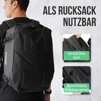NooMii Sporttasche mit Rucksack-Funktion – 2-in-1 Gym & Travel Bag