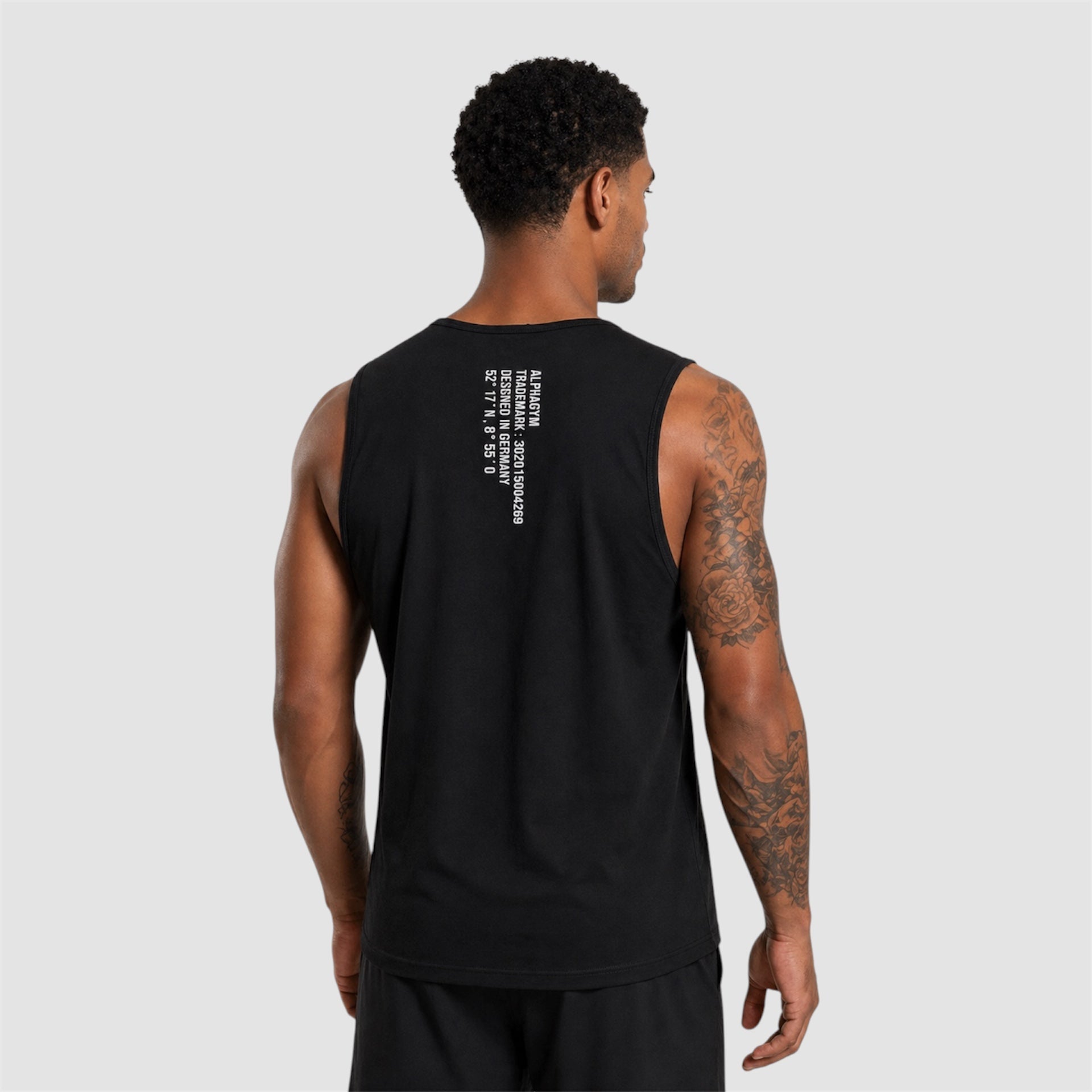 ''GRIT'' CUTTED TEE |  BLACK WHITE