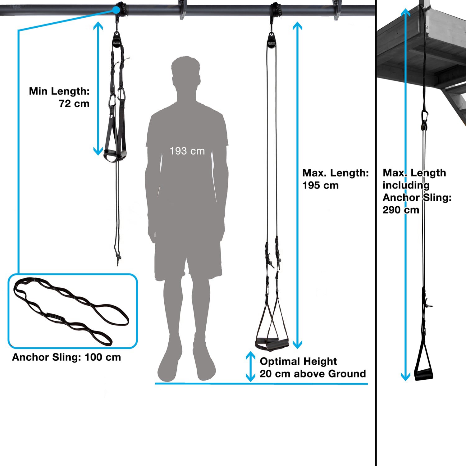 aeroSling Tactical - Full - Black High - End Slingtrainer - aerobis fitness - NooMii
