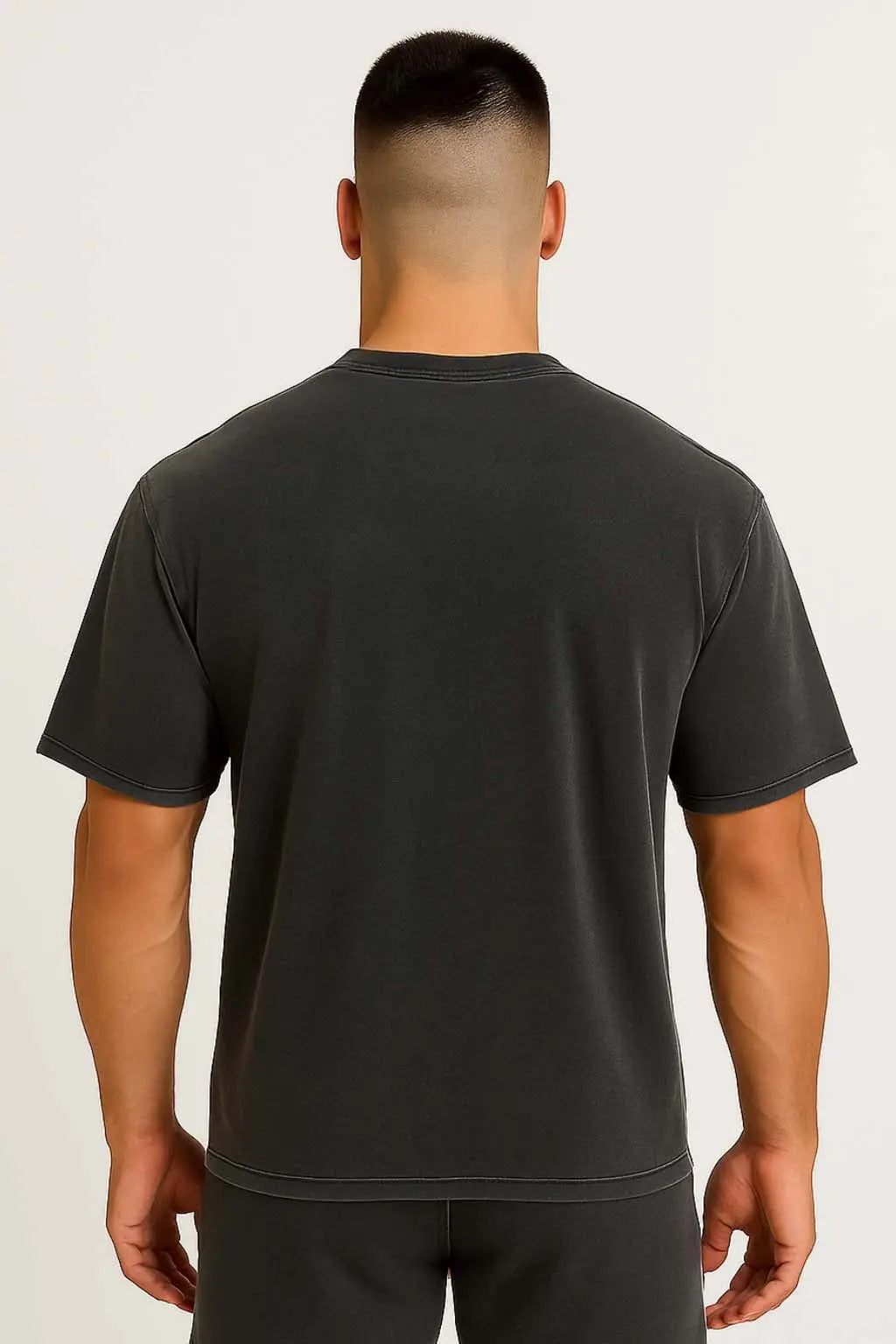 ALPHA GYM "COLLEGE" OVERSIZED T-SHIRT GREY WASHED (Pre Order)