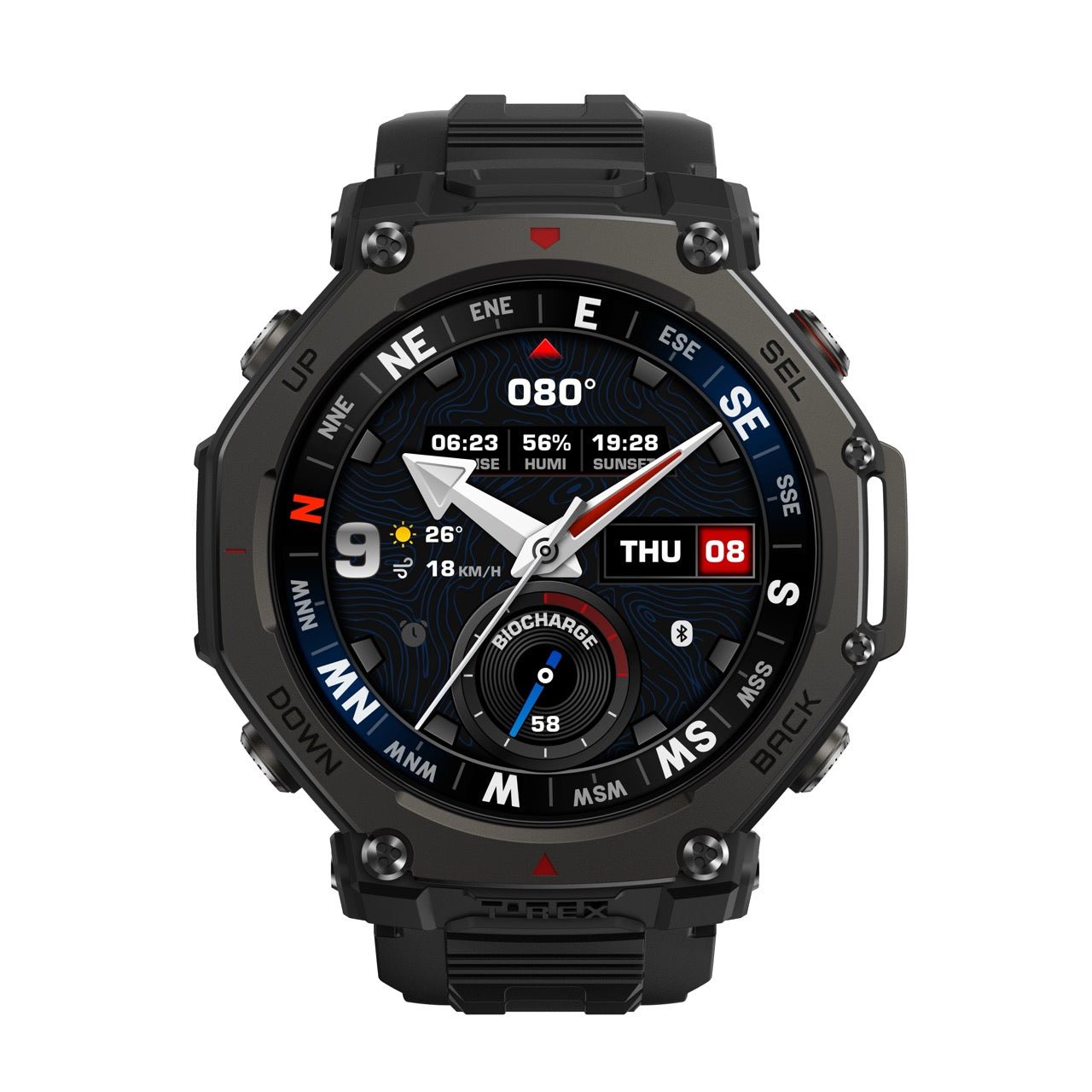 Amazfit T - Rex 3 Pro - Tactical Black - Smartwatch Amazfit - NooMii