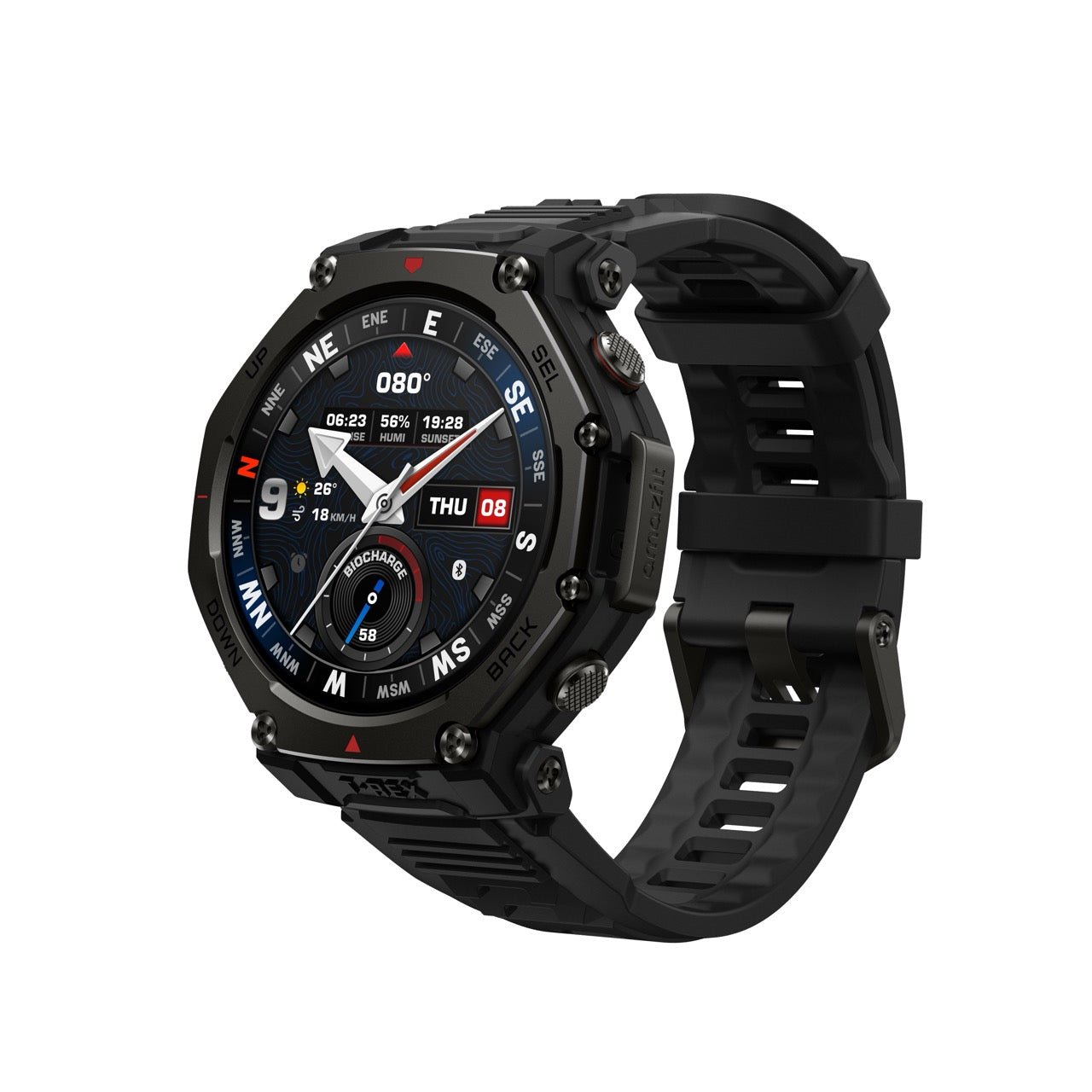 Amazfit T - Rex 3 Pro - Tactical Black - Smartwatch Amazfit - NooMii