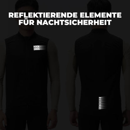 Ärmellose Fahrradweste Fahrradjacke Packbar Atmungsaktiv - Fahrradjacke ROCKBROS - EU - NooMii