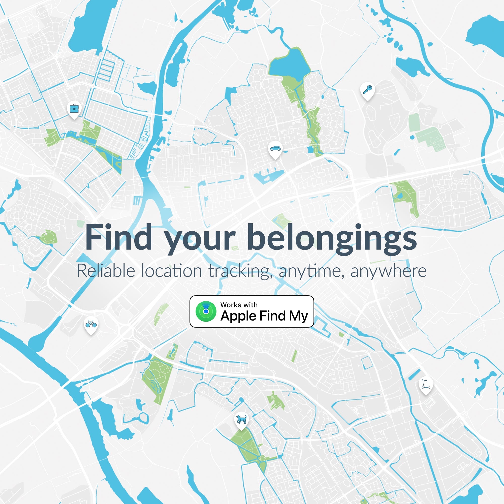 Beeep BeTag Fahrradreflektor – Smart Tracker Apple Find My - NooMii