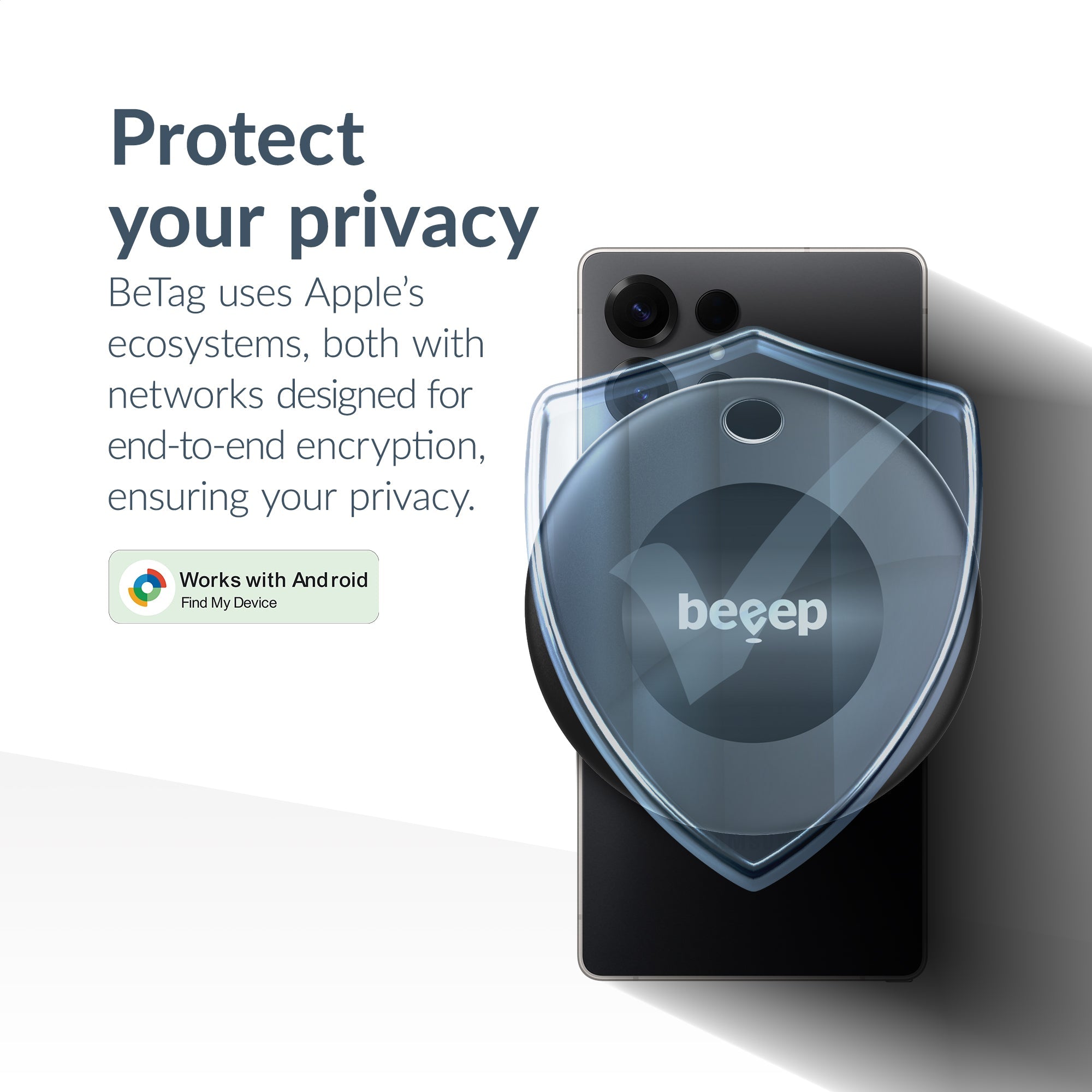 Beeep BeTag – Smart Tracker Google Find My Device 3er Pack - NooMii