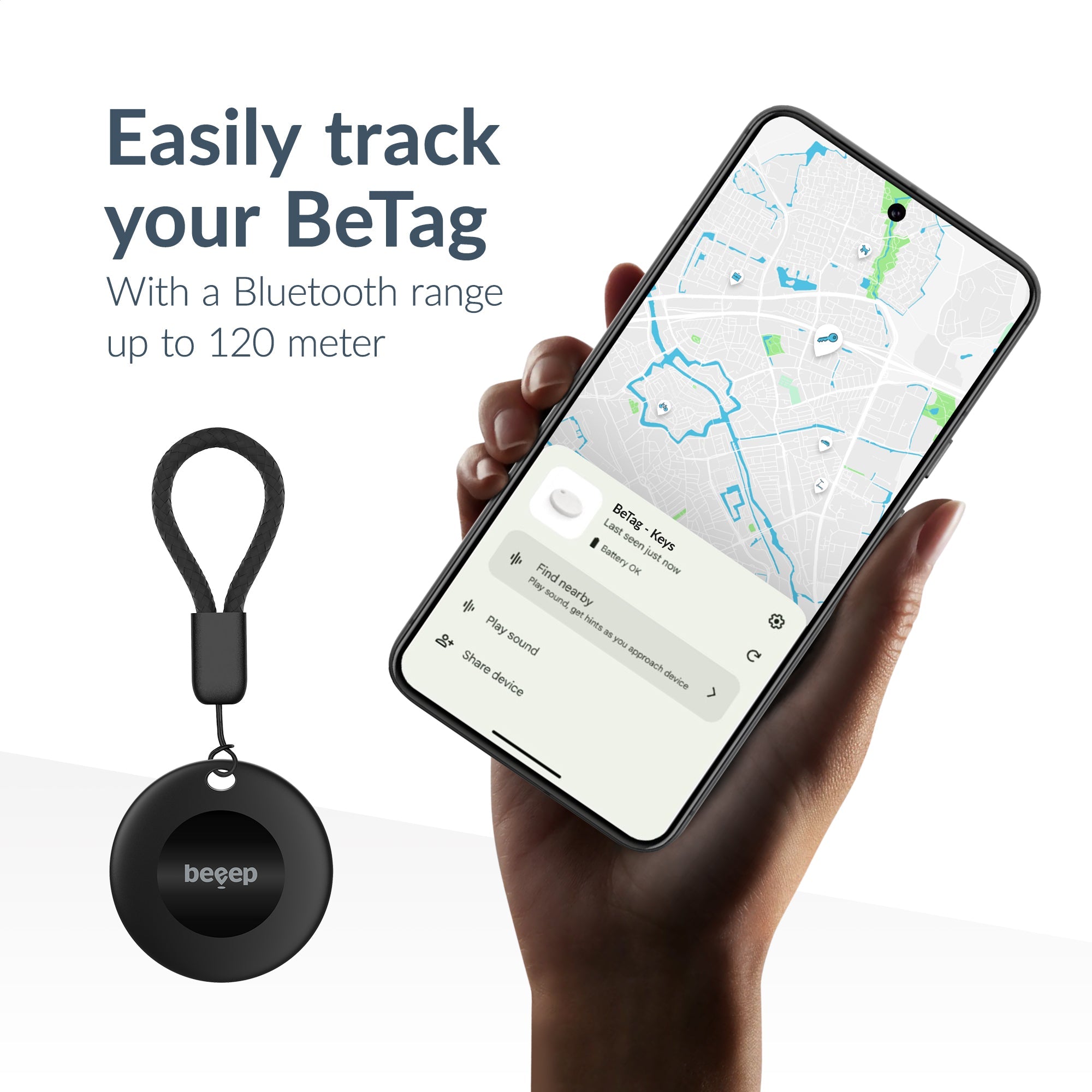 Beeep BeTag – Smart Tracker Google Find My Device 3er Pack - NooMii