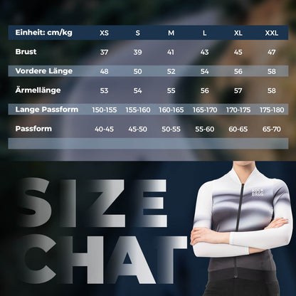 Damen Langarm - Radtrikot Schnell Trocknend Atmungsaktiv - Fahrradtrikot ROCKBROS - EU - NooMii