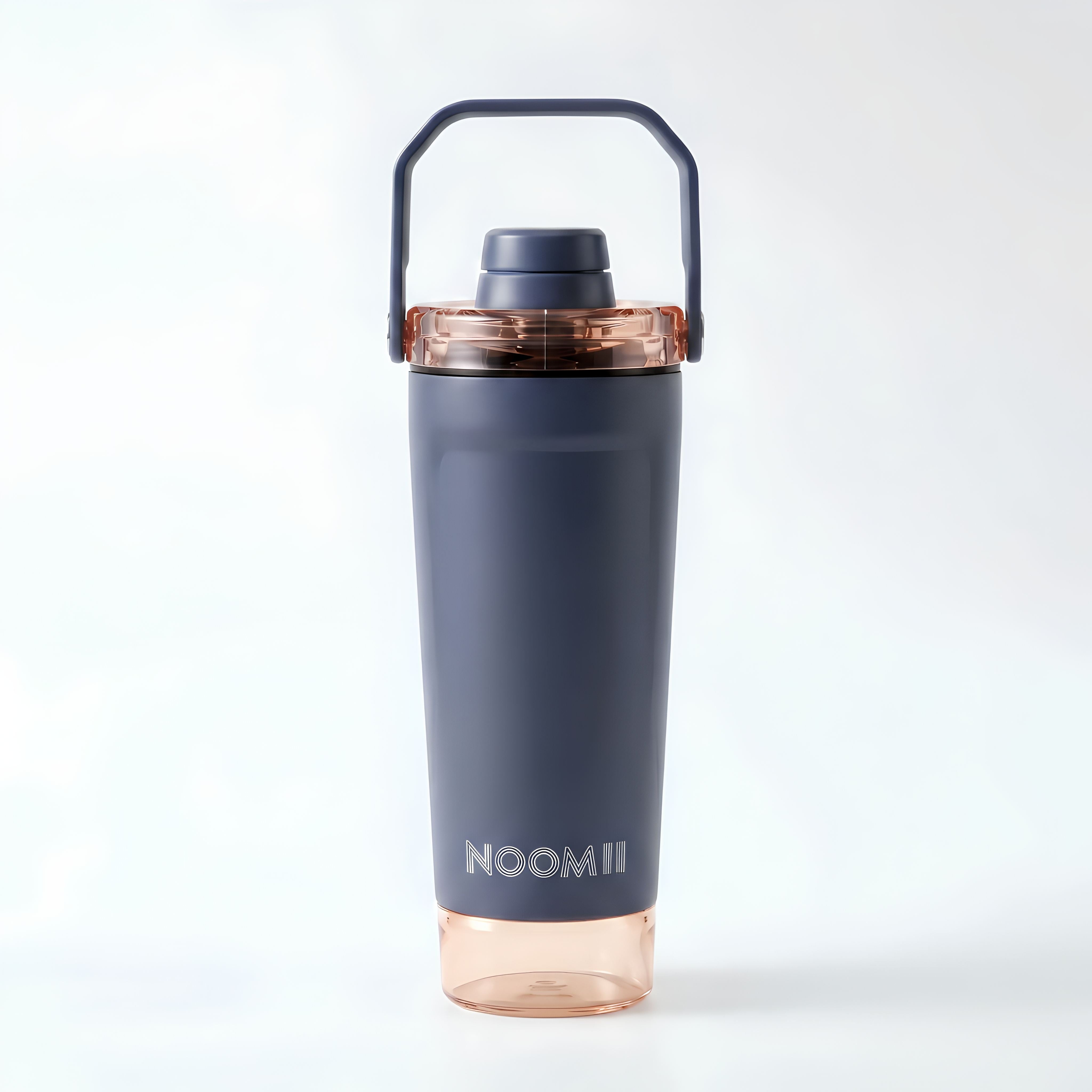 NooMii ProShake 600 – Edelstahl Thermo-Shaker mit Pulverfach (600 ml)