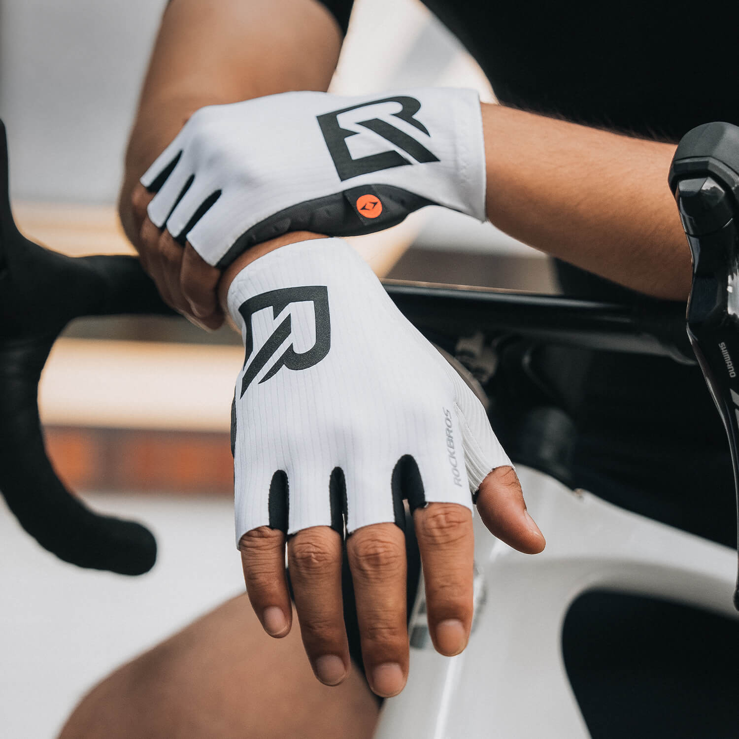 Elastic Interface® Halbfinger Fahrradhandschuhe - Fahrradhandschuhe ROCKBROS - EU - NooMii