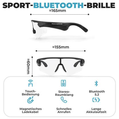 Elektronische Brille Intelligente Fahrradbrille Selbsttönend/Polarisiert - Fahrradbrille ROCKBROS - EU - NooMii