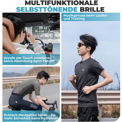 Elektronische Brille Intelligente Fahrradbrille Selbsttönend/Polarisiert - Fahrradbrille ROCKBROS - EU - NooMii