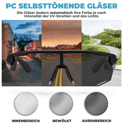 Elektronische Brille Intelligente Fahrradbrille Selbsttönend/Polarisiert - Fahrradbrille ROCKBROS - EU - NooMii