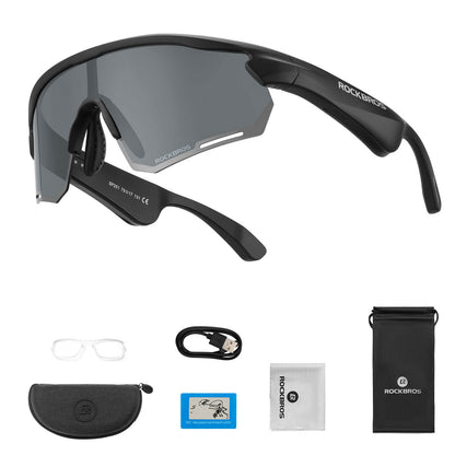 Elektronische Brille Intelligente Fahrradbrille Selbsttönend/Polarisiert - Fahrradbrille ROCKBROS - EU - NooMii