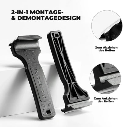 Fahrrad 2 - IN - 1 Reifenheber Fahrradwerkzeug Tragbar - Reifenheber ROCKBROS - EU - NooMii