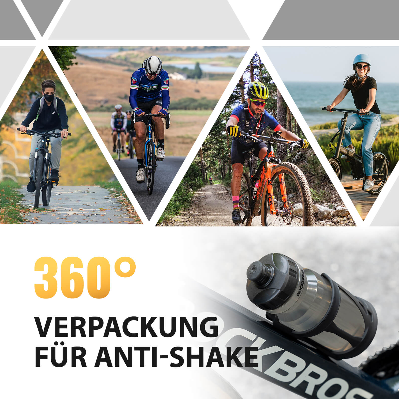 Fahrrad Flaschenhalter Wasserbecherhalter Fahrradzubehör - Fahrrad Flaschenhalter ROCKBROS - EU - NooMii