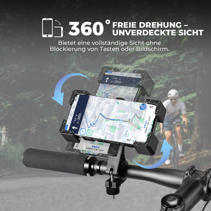 Fahrrad Handyhalterung 360° Drehbar für Handy 4.5~7.2" - Fahrrad Handyhalterung ROCKBROS - EU - NooMii
