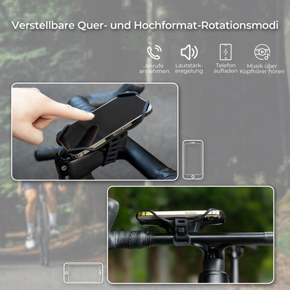 Fahrrad Handyhalterung Stoßdämpfend Kratzfest für 4" - 7" Handy - Fahrrad Handyhalterung ROCKBROS - EU - NooMii