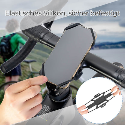 Fahrrad Handyhalterung Stoßdämpfend Kratzfest für 4" - 7" Handy - Fahrrad Handyhalterung ROCKBROS - EU - NooMii