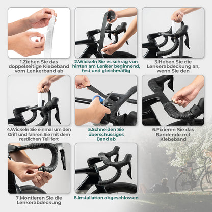 Fahrrad Lenkerband Griffband Lang 220cm für MTB Rennrad Vier Farben - Lenkerband ROCKBROS - EU - NooMii