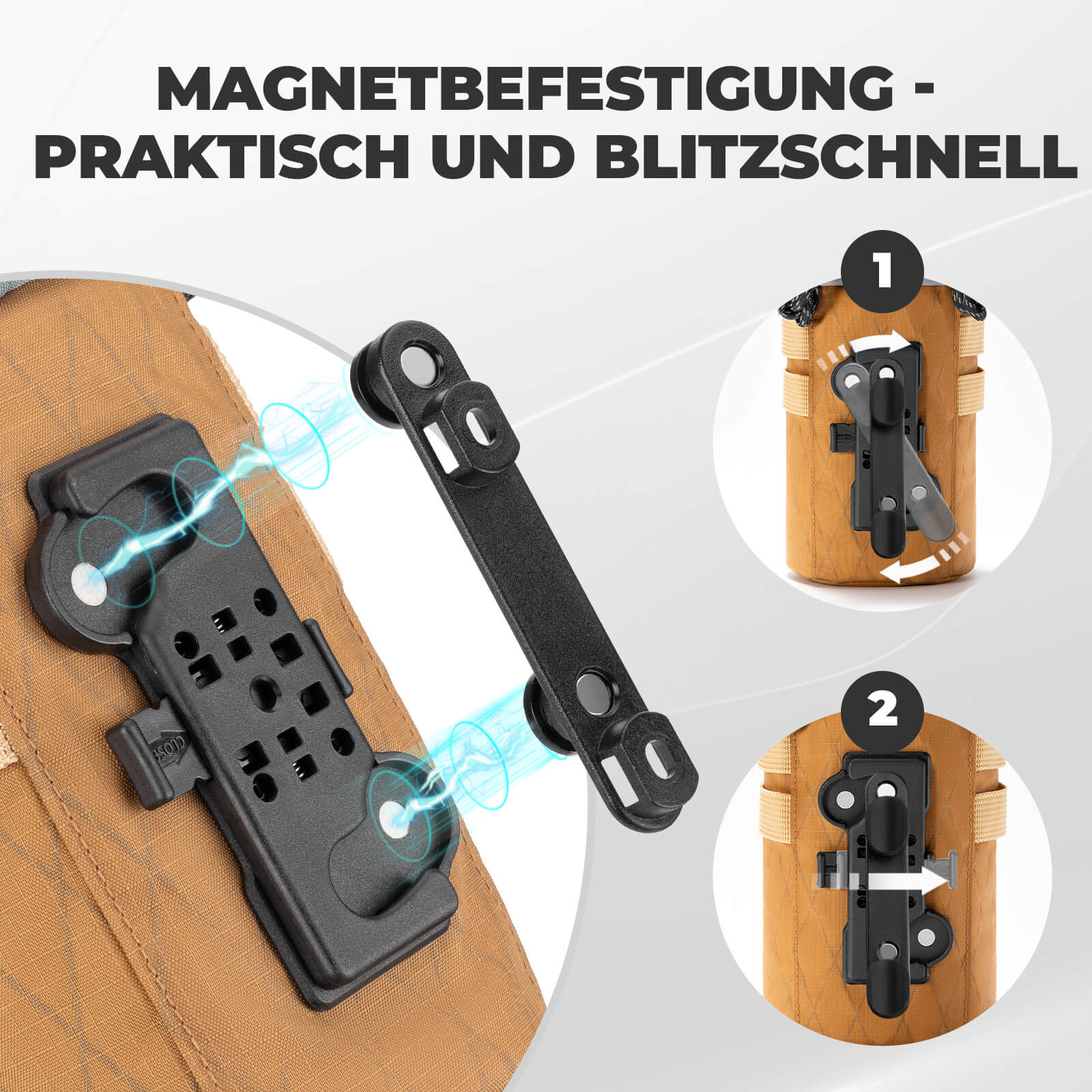 Fahrrad Lenkertasche 1.2L für Trinkflaschen Ø10 cm - Fahrradtaschen ROCKBROS - EU - NooMii