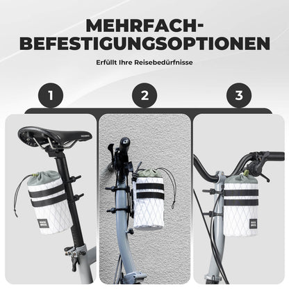 Fahrrad Lenkertasche 1.2L für Trinkflaschen Ø10 cm - Fahrradtaschen ROCKBROS - EU - NooMii